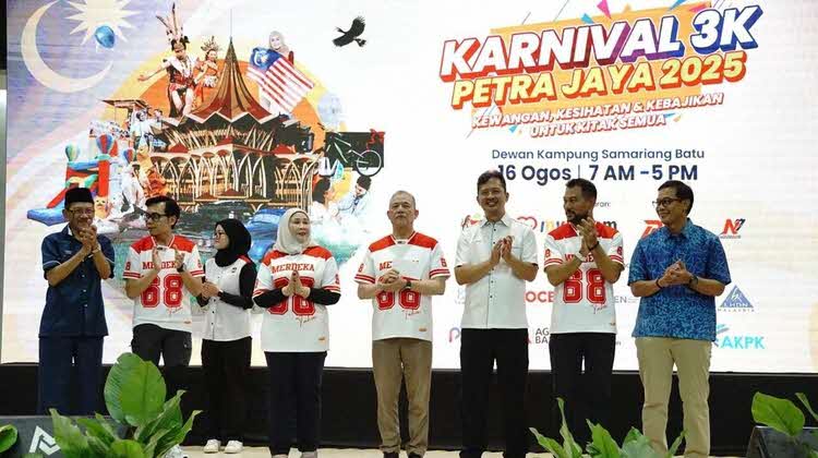 mySalam Semarakkan Jiwa Merdeka di Karnival 3K Petra Jaya