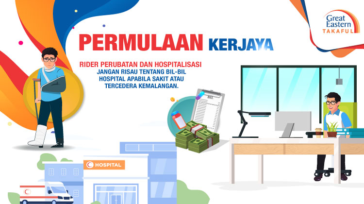 Takaful untuk permulaan kerjaya: perlindungan perubatan & hospitalisasi untuk sakit atau kemalangan
