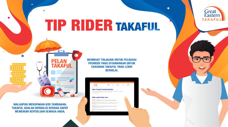 Tips rider Takaful: bandingkan promosi untuk sumbangan berpatutan & rider berbaloi dengan kos